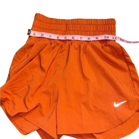 Nike Women's Vibrant Orange Athletic Shorts - Picture 6 of 9
